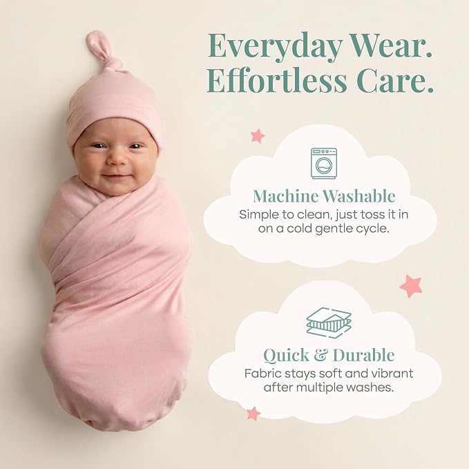 Caden Lane Baby Swaddle & Receiving Blanket, Soft, Breathable & Temperature-Regulating Bamboo Viscose Fabric for Swaddling Newborns, Gender Neutral Infant Blanket for Boys & Girls