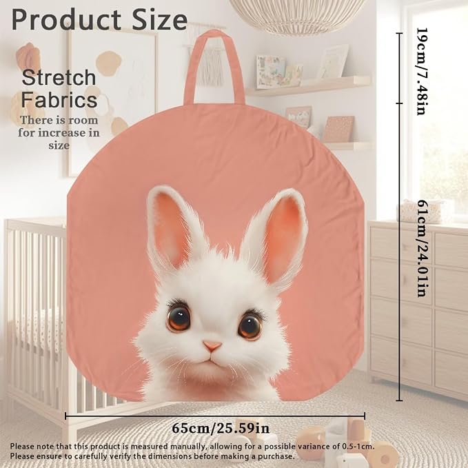 Cute Bunny Pillow Cover Girls Cute Shark Breastfeeding Pillow Cover for Baby Snug Fits Newborn Nursing Pillow Case Super Soft Nursing Pillow Slipcovers for Breastfeeding Moms