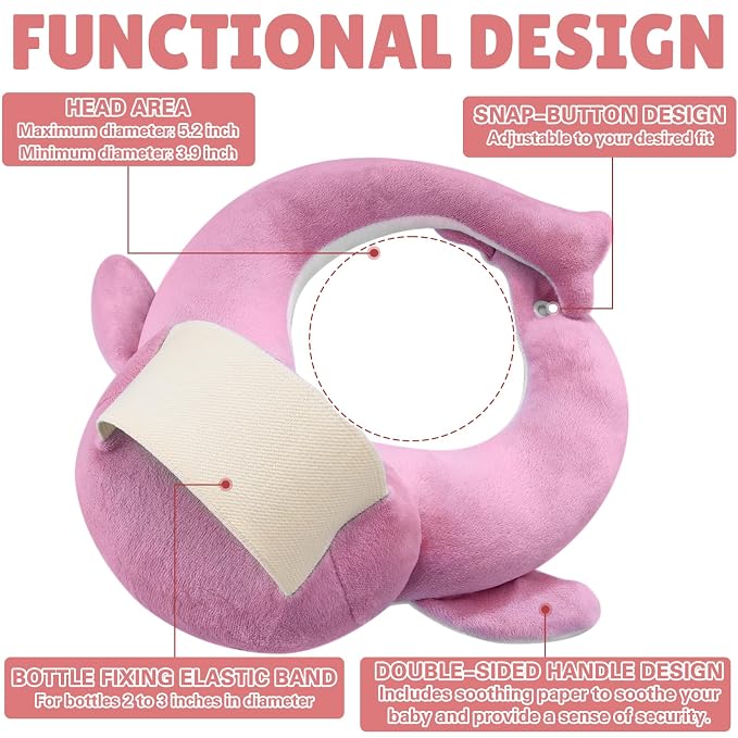 2 Pack Bottle Feeding Support for Mom, Ergonomic Feeding Helper