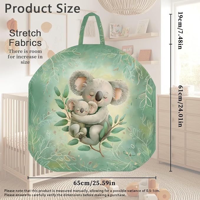 Cute Koala Boy Girl Gender Neutral Nursing Pillow Cover Baby Breastfeeding Slipcover Infant Newborn Nursery Bottle Pillowcase Feeding Cushion Cover (Pillow NOT Included)