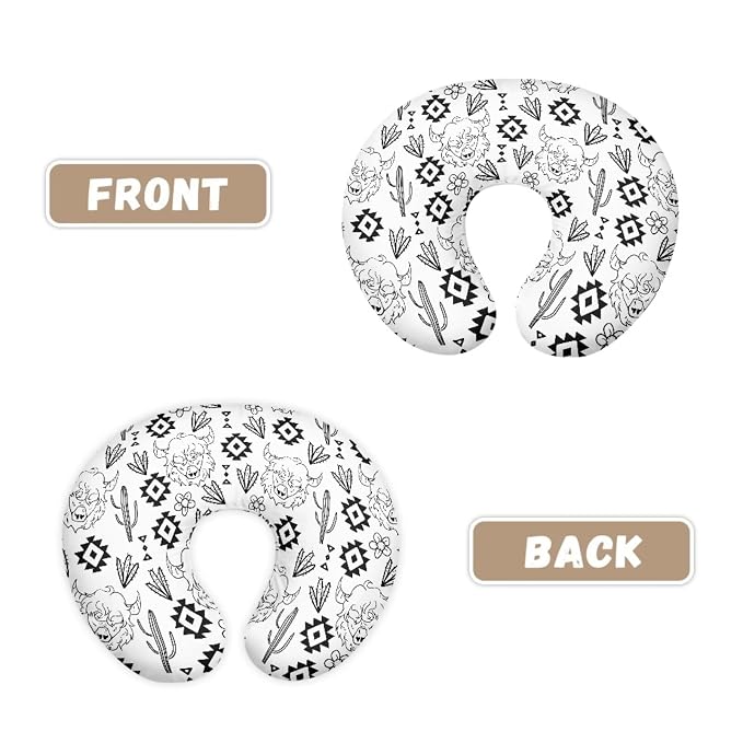Ox Cactus Nursing Pillow Covers Slipcovers for Breastfeeding Moms, Ultra Soft Breathable Feeding Pillow Slipcover for Baby Boy Girl