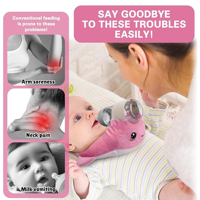 2 Pack Bottle Feeding Support for Mom, Ergonomic Feeding Helper
