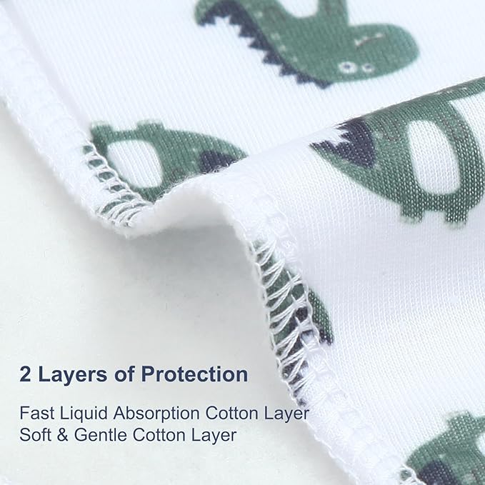 10-Pack Burp Cloths for Baby Boys and Girls - Organic Baby Burp Cloth,Baby Washcloths, Burp Rags, Large Neutral Burp Clothes for Newborn
