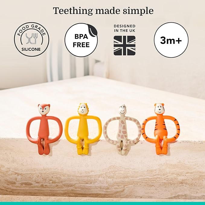 Matchstick Monkey Animal Teether Ludo Lion