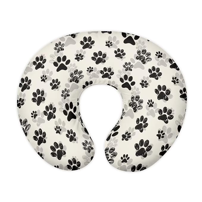 Brown Paws Nursing Pillow Covers for Breastfeeding Pillow, Cozy Nursing Slipcover Breastfeeding Pillow Covers for Breastfeeding Mom