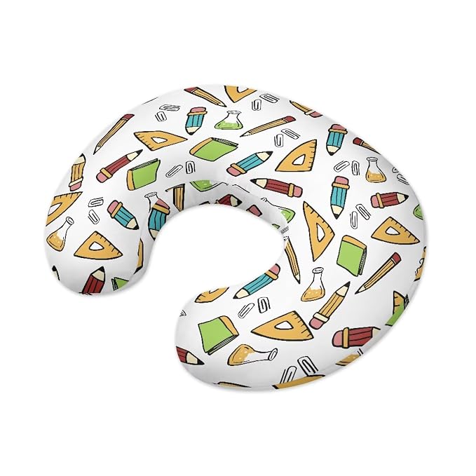 Nursing Pillowcase Suitable for Both Boys and Girls Comfortable and Soft Stretchy and Skin-Friendly Suitable for Standard Baby Nursing Learning Tool Pattern (Pillow Covers Only)