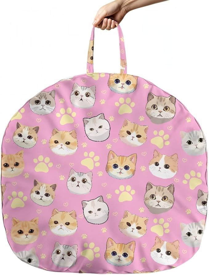 Cartoon Cat Stretchy Nursing Pillow Covers Breast Feeding Pillows Covers for Moms Ultra Soft Snug Fits On Infant Nursing Pillow Nursing Pillow Case for Newborn