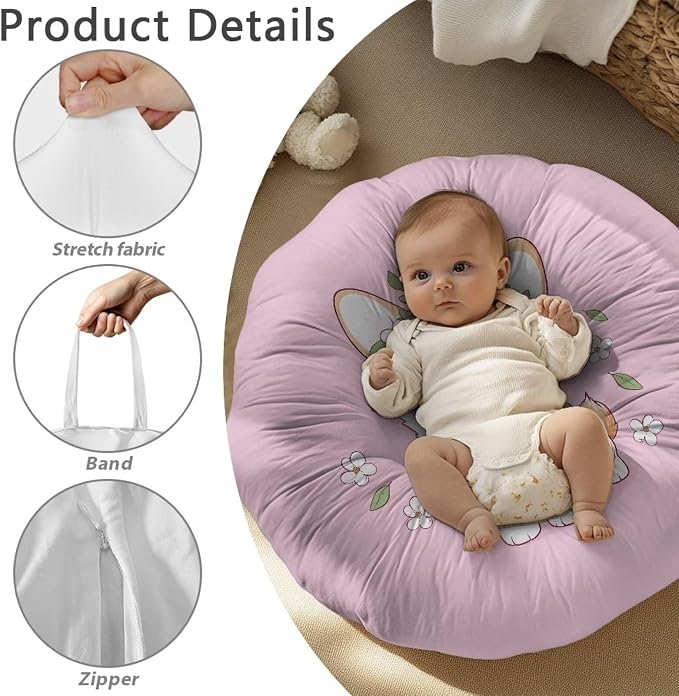 Cute Corgi Nursing Pillow Cover Case Plush Breathable Breastfeeding Pillow Slipcover Fits Nursing Pillow Super Soft Snug Positioners for Baby Boy Baby Girl Feeding Cushion Cover
