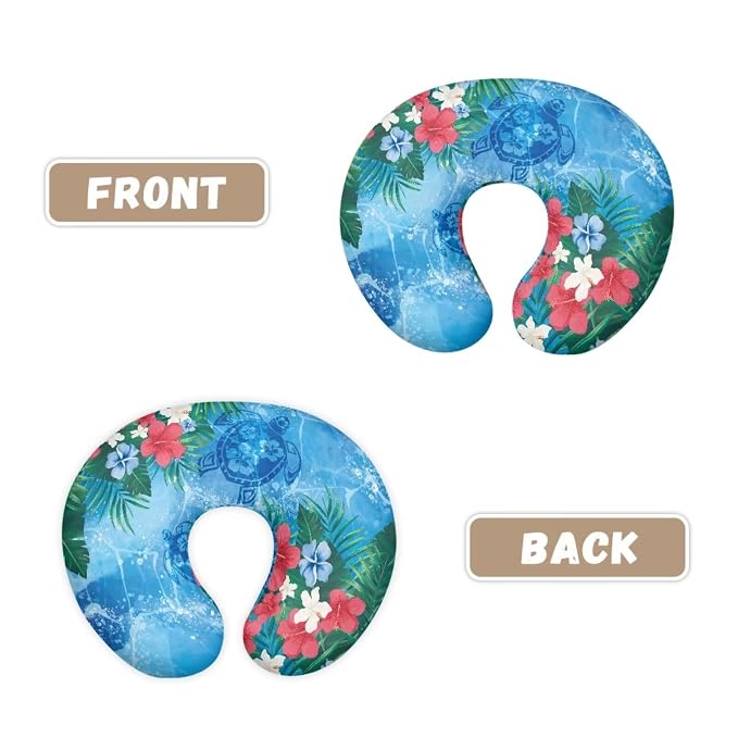 Tropical Turtle Nursing Pillow Cover, Premium Quality Soft Breast Feeding Pillow Covers Great for Breastfeeding Moms