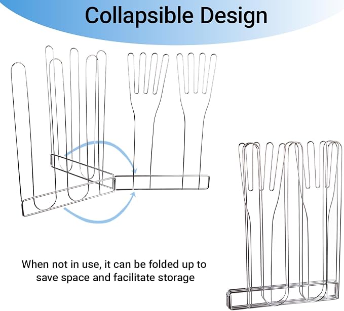 Kitchen Glove Holder, Dishwasher Gloves Holder, Reusable Storage Bags Rack,Water Bottle Drying Rack for Baby Bottles, Sports Bottles Mugs