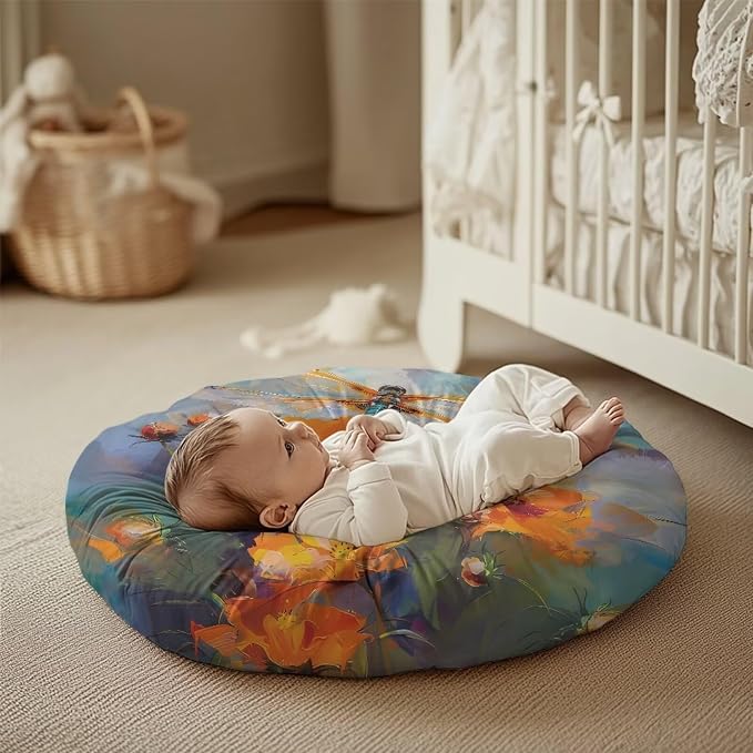 Dragonfly Nursing Pillow Cover Breastfeeding Nursing Pillow Slipcovers Super Soft for Breastfeeding Moms Support for Breastfeeding Bottle Feeding and Bonding