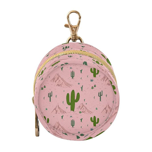 Western Cactus Pacifier Holder Case Portable Newborn Baby Pacifiers Pouch with Clip for Boys & Girls