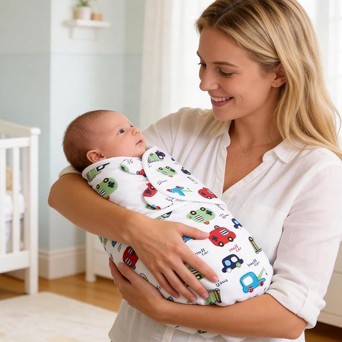 Bubble bear Baby Swaddle Blankets for Baby Boy Girl 0-3 Months,Hypoallergenic Skin-Friendly Swaddle,Cute Little Soccer Ball, Dinosaur, Adjustable Newborn Sleep Sack, 3 Pack