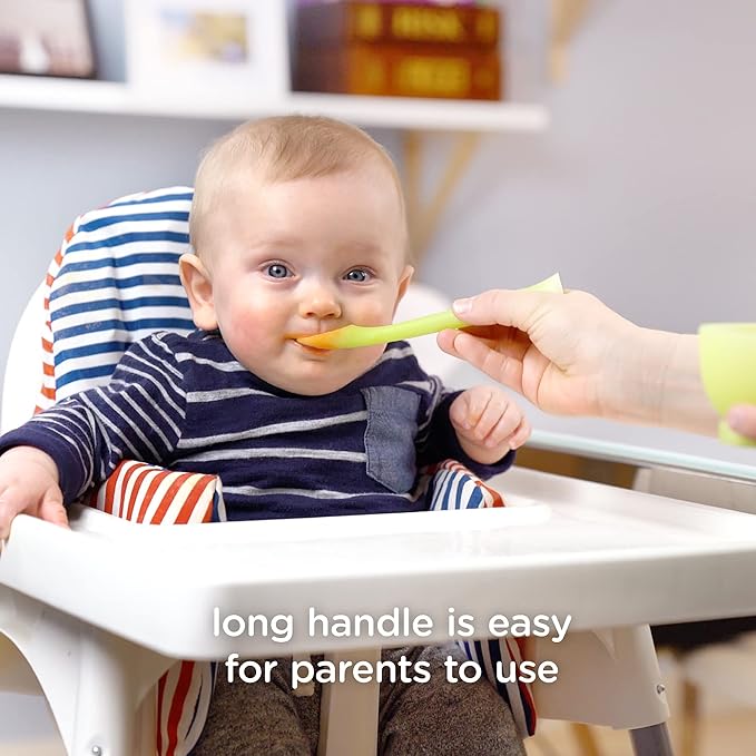 Olababy Feeding Spoon + Olababy First Cup (Blueberry, 2 oz)
