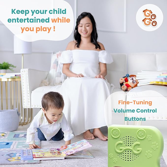 GO GO Spanish Musical Book Vol. 2: Bilingual Baby Books Spanish English, 8 Songs, Libros En Español para Niños, Bilingual Toys, Learning Toys for Toddlers