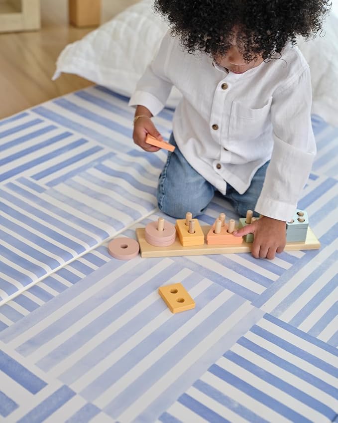 House of Noa Tumbling Baby Play Mat for Floor ??Foldable Foam Playmat for Babies & Kids, Non-Toxic Wipeable Baby Mat