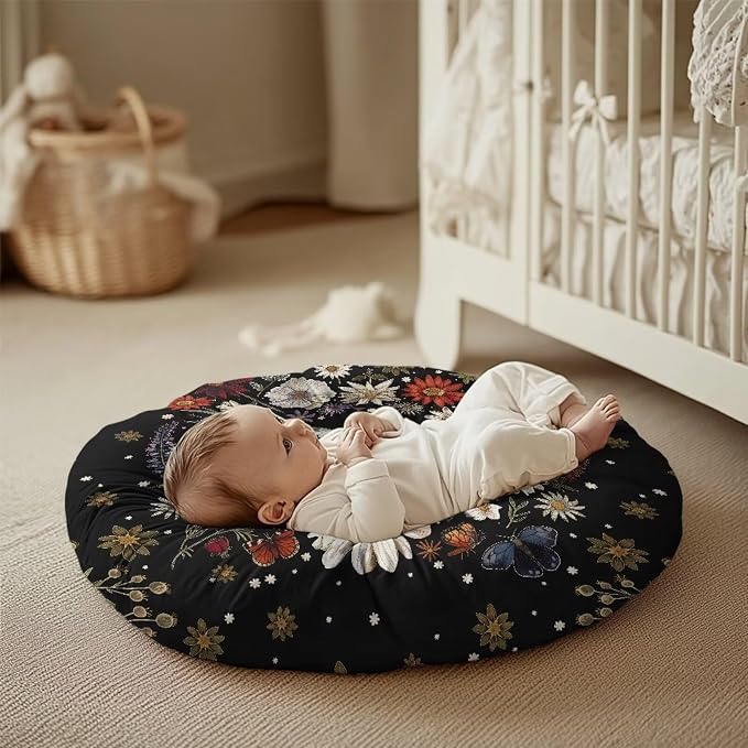 Butterfly Nursing Pillow Cover for Breastfeeding Pillow Ultra Soft and Cozy Nursing Pillow Slipcovers Nice Newborn Gift Best Choice for Mom or Baby Pillow Cover 1 Pack