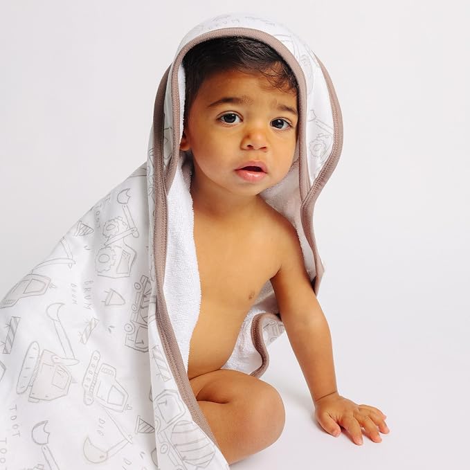 Copper Pearl Premium Knit Hooded Bath Towel Gage