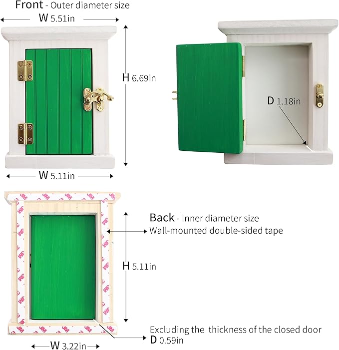 Wooden Interior Outlet Switch Covers - A Premium Accessory That Protects Children and Creates a Fairy-Tale Atmosphere (No.10)