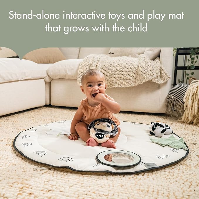 Tiny Love Luxe Developmental Gymini – Black & White Décor Collection, Black