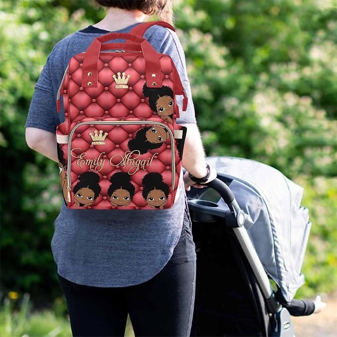 D-Story Personalized Name Compartment Custom Name Backpack For Girls Personalized Baby Bag Customized Gift Customized Gift