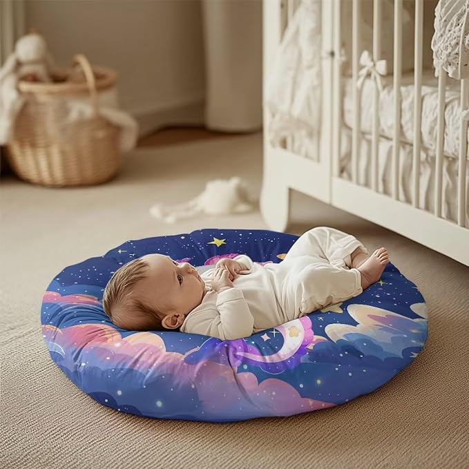 Rainbow Axolotl Boy Girl Gender Neutral Nursing Pillow Cover Baby Breastfeeding Slipcover Infant Newborn Nursery Bottle Pillowcase Feeding Cushion Cover (Pillow NOT Included)