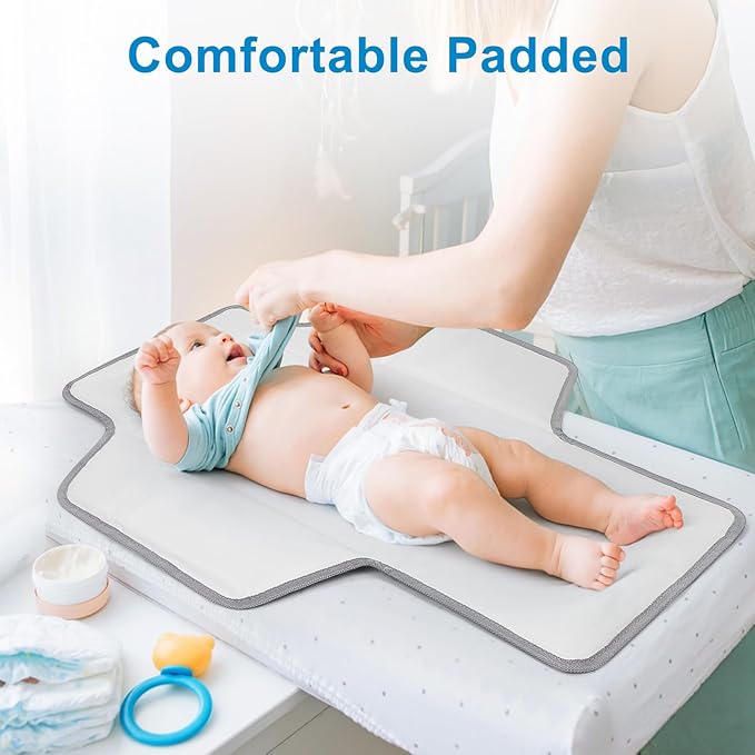 Accmor Portable Diaper Changing Pad, Waterproof Baby Changing Mat, Foldable Travel Diaper Changing Pads for Baby