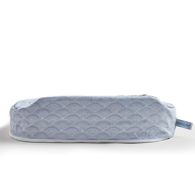 My Brest Friend Twin Nursing Pillow - Enhanced Comfort with Slipcover - Ergonomic Breastfeeding Pillow for Ultimate Support - Adjustable Nursing Pillow with Handy Side Pocket, Horizon