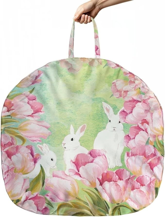 Cute Bunny Nursing Pillow Cover for Breastfeeding Pillows Breastfeeding Pillow Slipcovers for Baby Boys & Girls Ultra Soft Infant Nursing Pillowcase Pillow Case for Newborn