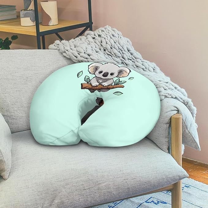 Koala Branches Nursing Pillow Cover, Washable & Breathable Nursing Pillow Case for Newborn Breastfeeding Pillow Slipcover for Baby Boys & Girls