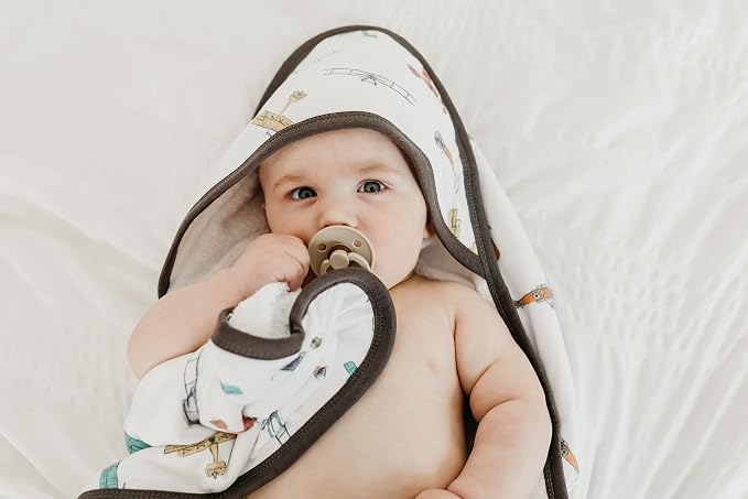 Copper Pearl Hooded Bath Towels Premium Knit/Terry Cloth Baby Towels with Hood, Pockets, and Cool Designs - Great to Gift and Make Bath Time Fun - Baby Bath Towel, Ace