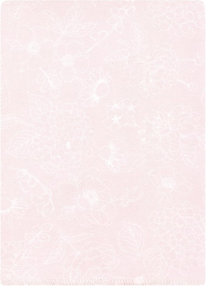 Hudson Baby Unisex Baby Cotton Flannel Burp Cloths Bundle, Vintage Blossom, One Size