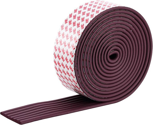 Corner Protector for Baby, Widen Edge Protector with Adhesive Backing, Baby Proofing Edge Corner Protectors Self Adhesive Furniture Corner Guard Bumper for Table, Desk, Fireplace (Brown, 16.4ft)