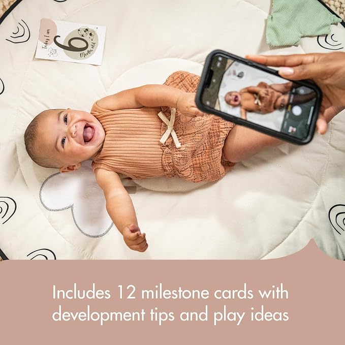 Tiny Love Luxe Developmental Gymini – Black & White Décor Collection, Black