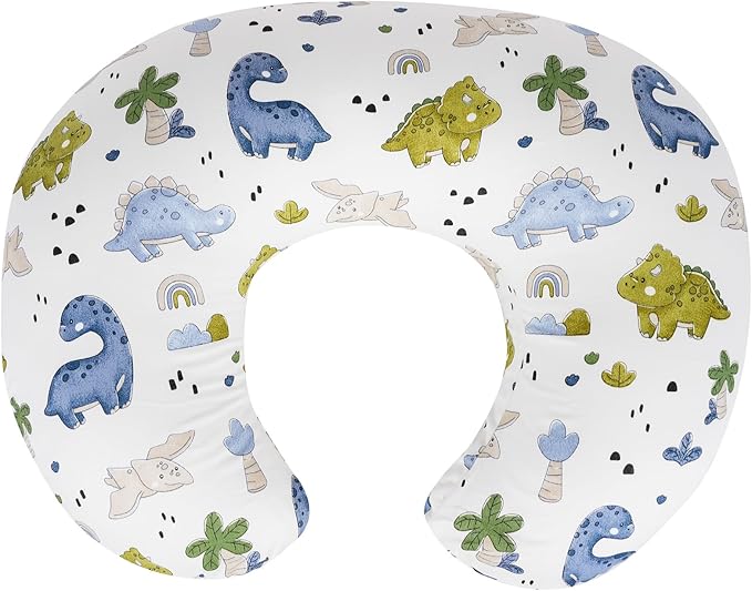 Nursing Pillow & Breastfeeding Pillow ??Ergonomic C-Shape for Breastfeeding & Bottle Feeding, Standard Size Breathable with Washable Cover, Hypoallergenic,Tummy Time & Sitting Support (0-12Months)