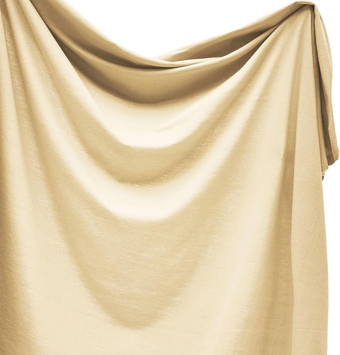 snuggle me Swaddle | Organic Cotton Swaddle Blanket, Soft Stretch, 47 x 47 inches (Honey)