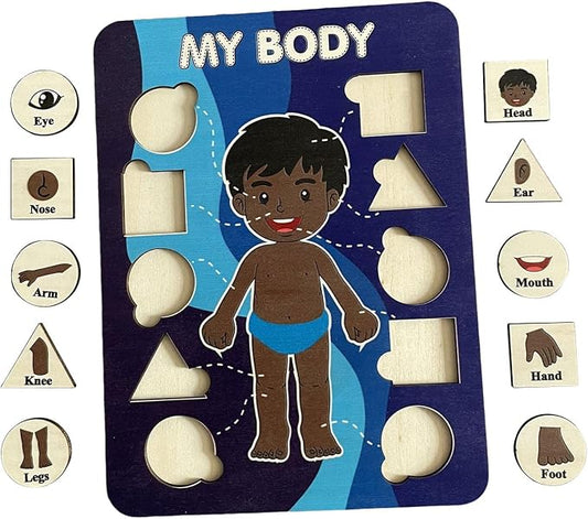 Human Puzzle for Children - Engaging Learning Tool for Ages 2-4, Style B