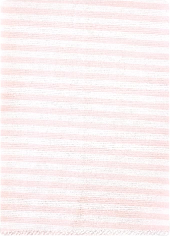 Hudson Baby Unisex Baby Cotton Flannel Burp Cloths Bundle, Pink Bows, One Size