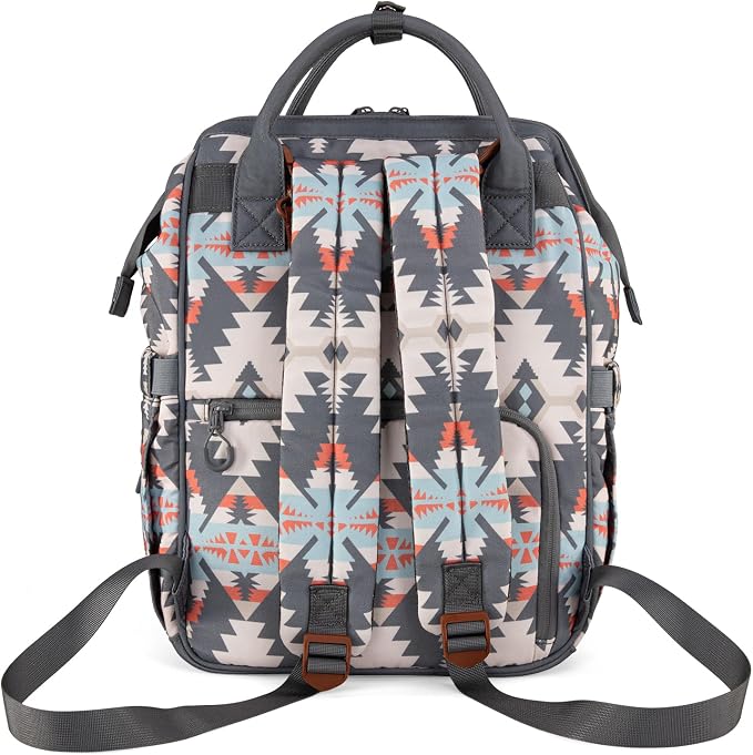 Wrangler Callie Diaper Bag Backpack with Stroller Straps Multifunction Baby Travel Bag WG2210-9110GY