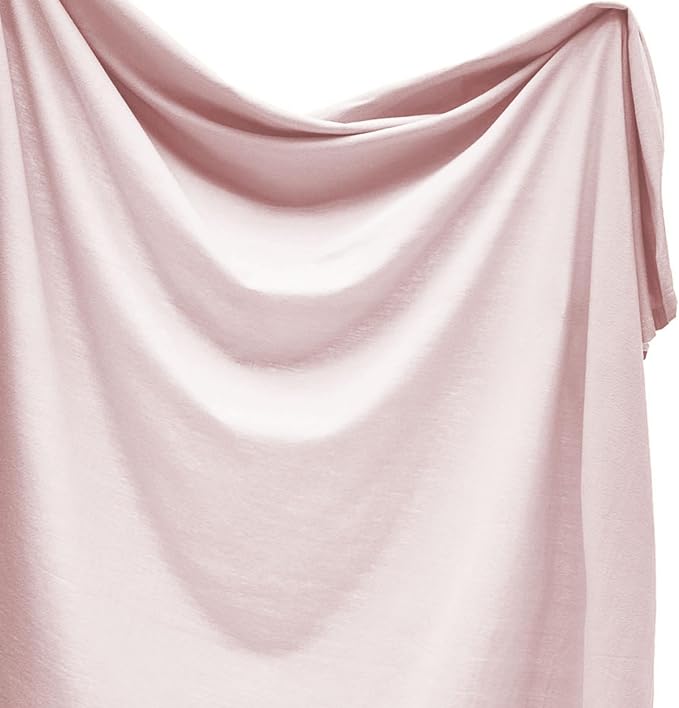 snuggle me Swaddle | Organic Cotton Swaddle Blanket, Soft Stretch, 47 x 47 inches (Petal)