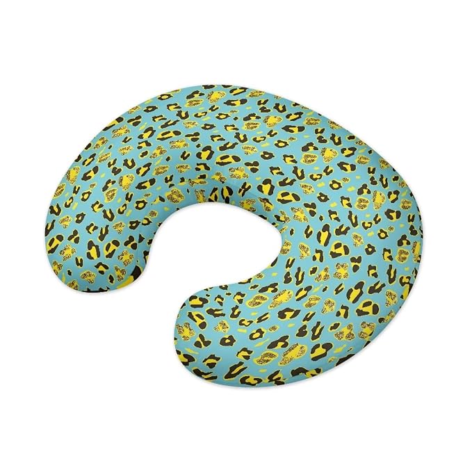 Leopard Nursing Pillow Cover with Hidden Zipper Leopard Skin Friendly for Moms/Baby Nursing Pillow Cover Stretchy Removable Cover for Breastfeeding Pillow