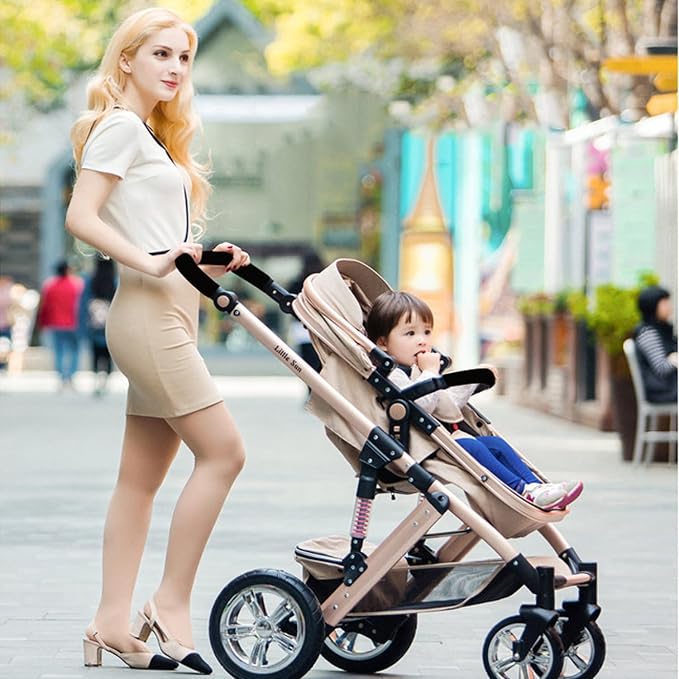 Universal Baby Stroller Organizer for Uppababy, Nuna, Britax, Doona Strollers, Stroller Mesh Bag, Adjustable Stroller Storage Caddy Accessories. (Grey)