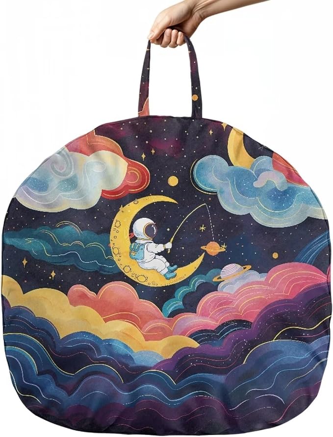 Astronaut Pillow Cover Kawaii Breastfeeding Cover Ultra Soft & Breathable Unisex Nursing Pillow Slipcovers Machine Wash & Quick-Dry Feeding Cushion Cover Newborn Gift