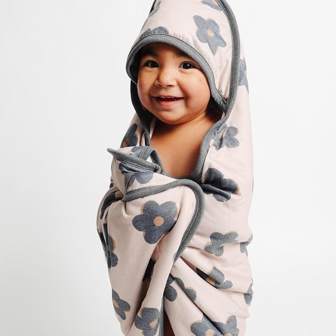 Copper Pearl Premium Knit Hooded Bath Towel Gemma in Tan