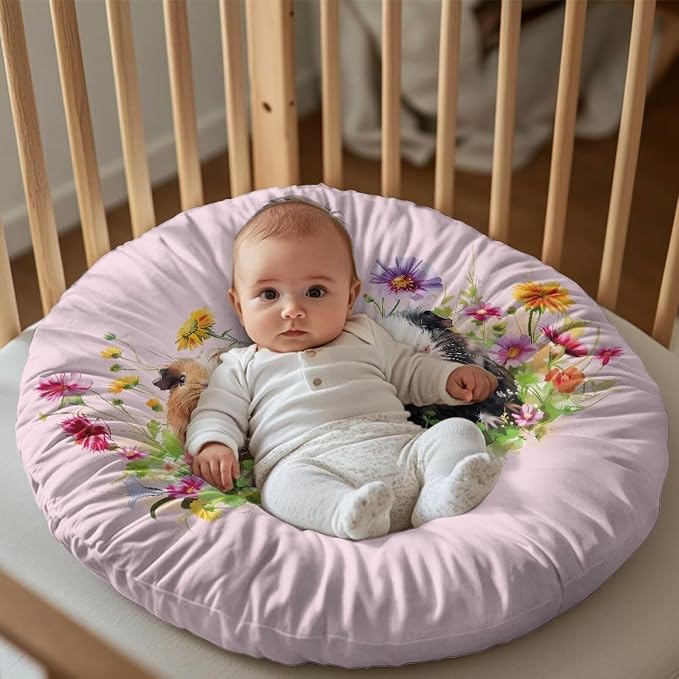 Guinea Pig Nursing Pillow Cover Girls Breastfeeding Pillow Cover for Baby, Snug Fits Newborn Nursing Pillow Case Super Soft Breathable Breastfeeding Pillow Slipcover