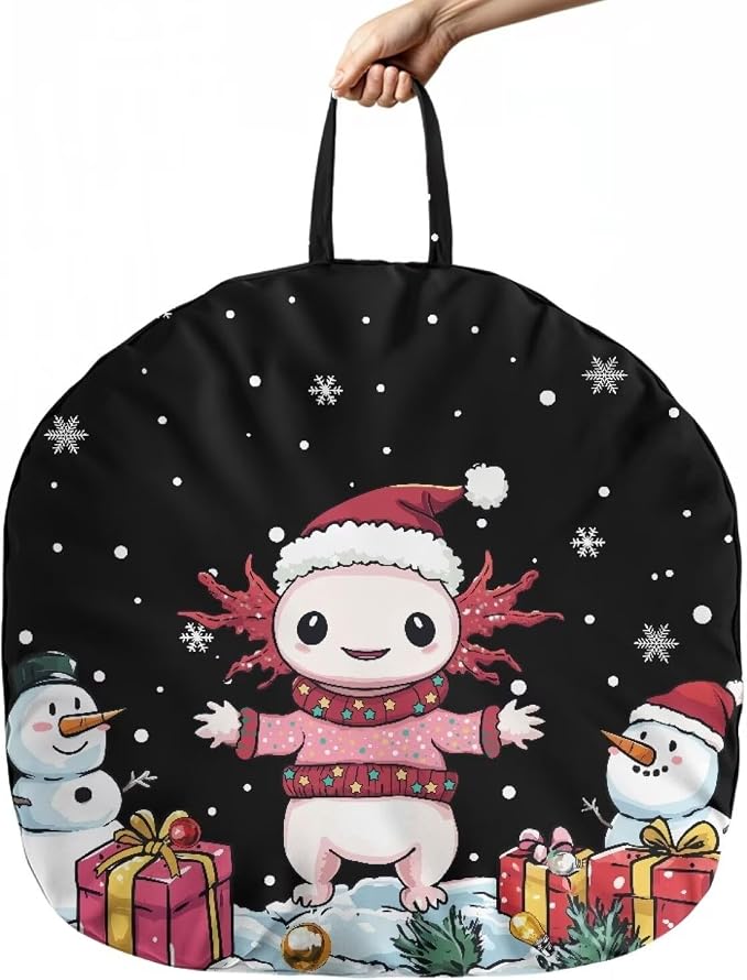 Cute Axolotl Nursing Pillow Cover Breastfeeding Pillow Slipcover for Baby Boys & Girls Nursing Pillow Case for Newborn Soft Fabric Fits Snug On Infant Pillow Not Included