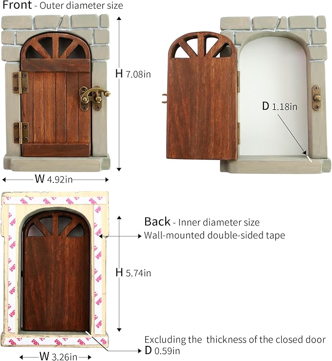 Wooden Interior Outlet Switch Covers - A Premium Accessory that Protects Children and Creates a Fairy-tale Atmosphere (No.5)