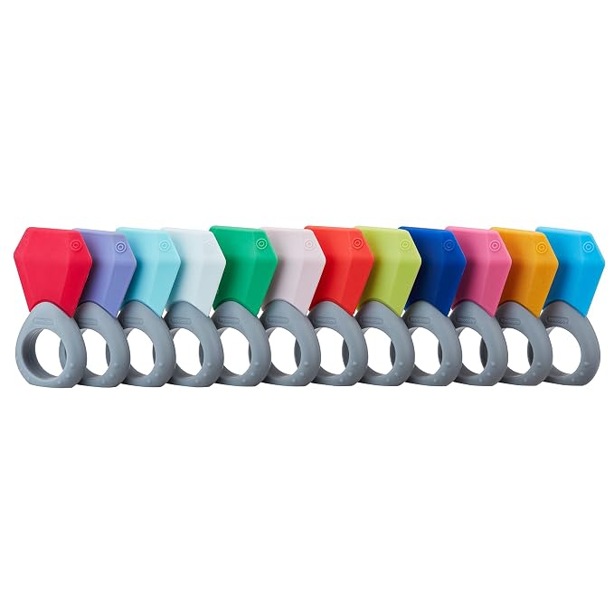 INNOBABY TEETHIN' Smart Birthstone Ring TEETHER - December (Blue Topaz)