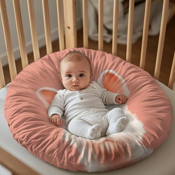 Cute Bunny Pillow Cover Girls Cute Shark Breastfeeding Pillow Cover for Baby Snug Fits Newborn Nursing Pillow Case Super Soft Nursing Pillow Slipcovers for Breastfeeding Moms