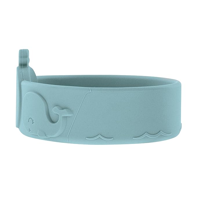 Nuby Animal Friend Silicone Round Toddler Bowl - 6+ Months - Blue Whale